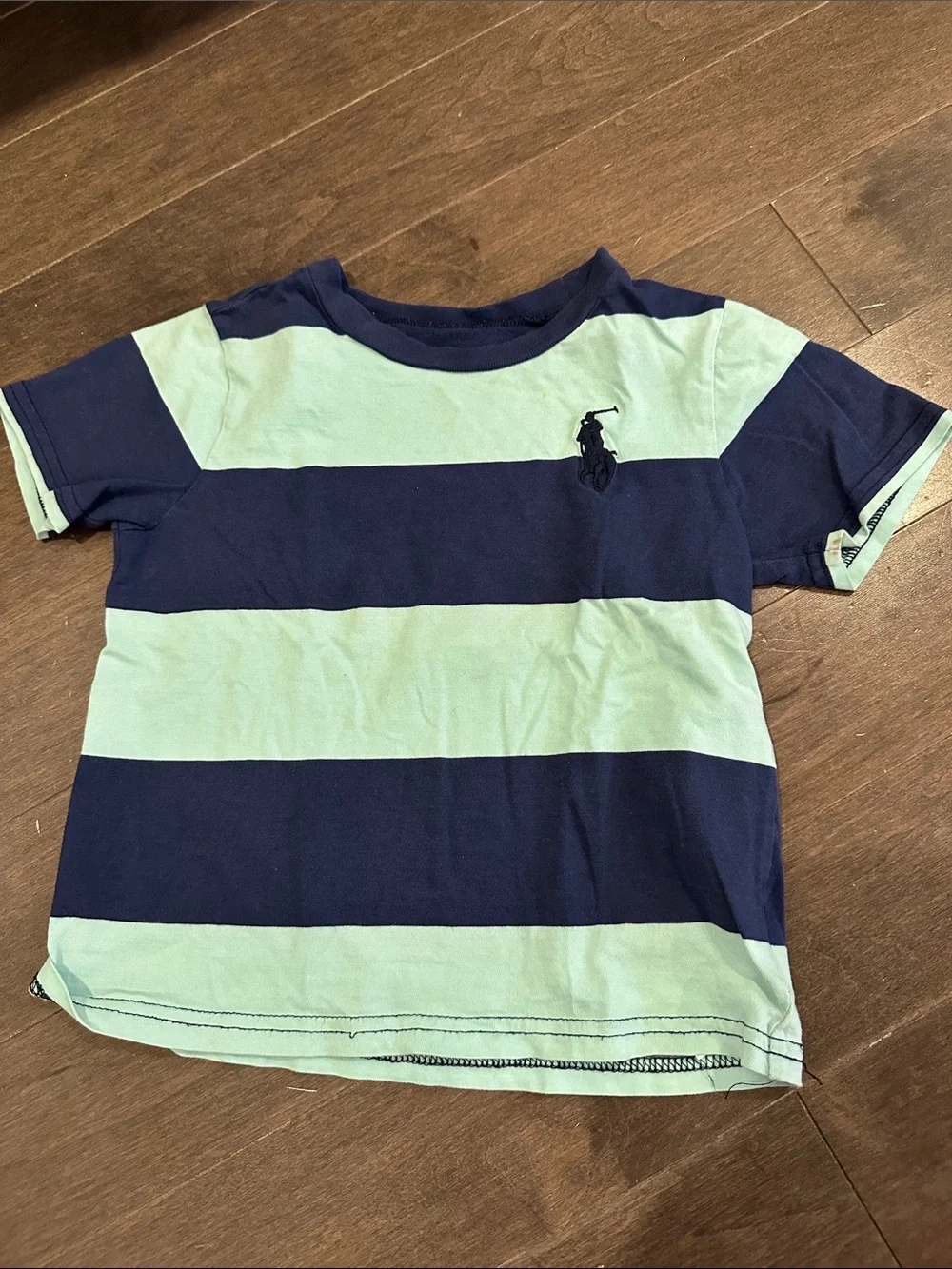 Ralph Lauren Kids Short-Sleeve Tee Set - White & Red/Navy Stripe